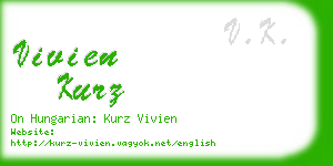 vivien kurz business card